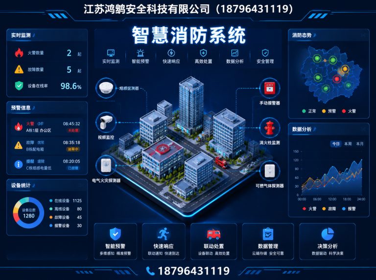 梅州智慧消防系统展示图